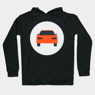 Car icon. Flat design. Hoodie